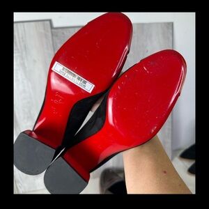 Christian Louboutin Black Miss Duvette Heels